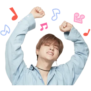 😆 fa0c8b6a persona, celebrazione, musica, gioioso, asiatico telegram sticker