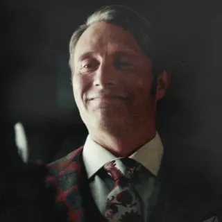 ☺️ 886048a0 Hannibal Lecter Hannibal 한니발, 매즈미켈슨, 드라마, 공포, 살인 whatsapp sticker
