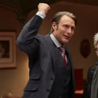 ✊ 917ab15a Hannibal Lecter Hannibal 광기, 정장, 한니발, 살인자, TV쇼 whatsapp sticker