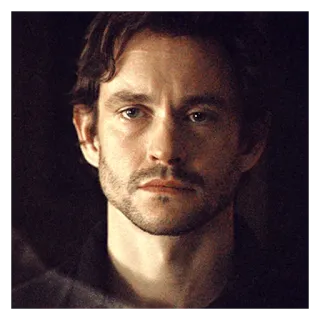 😑 0b7d13a3 Will Graham Hannibal tv, drama, ator, retrato, rosto whatsapp sticker