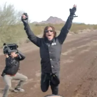 Norman Reedus @Nekosticker whatsapp stickers