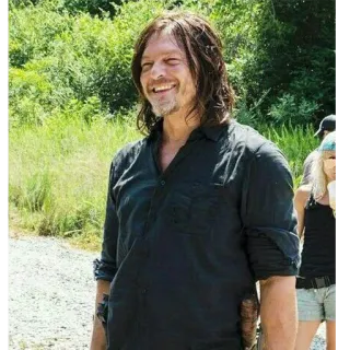 🤣 5bf34bf3 Daryl Dixon The Walking Dead Daryl Dixon, The Walking Dead, Personaje, Actor, Televisión whatsapp sticker