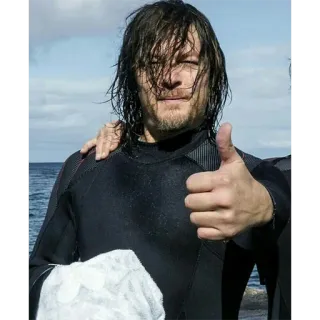 Norman Reedus @Nekosticker telegram stickers