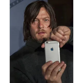 😧 8d372879 Norman Reedus, actor, famoso, iPhone whatsapp sticker