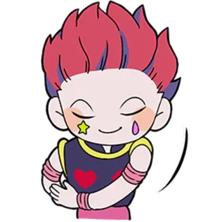 😌 029ab2fd Hisoka Hunter x Hunter Anime, Kreskówka, Postać, Hisoka, Hunter x Hunter telegram sticker