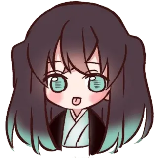 Demon slayer @Nekosticker whatsapp stickers