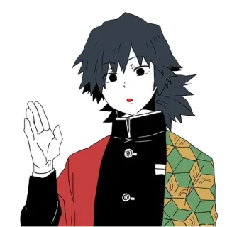 🖐 95e8a1f6 Giyu Tomioka Demon Slayer Anime, Personnage, Manga, Demon Slayer, Giyu Tomioka whatsapp sticker