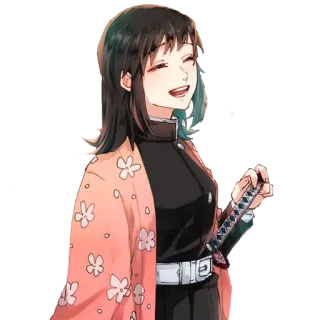 ☺️ 8c445308 动漫, 剑, 角色, 和服 telegram sticker