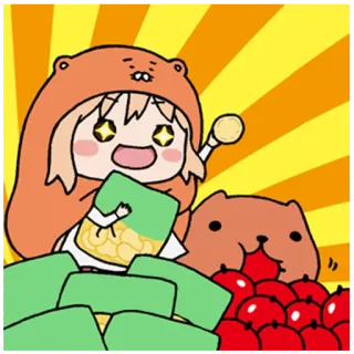 UMARU-chan @Nekosticker whatsapp stickers