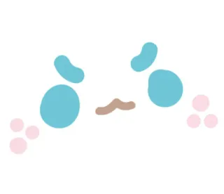 🍦 120014f9 niedlich, kawaii, entzückend, Cartoon, Gesicht, Ausdruck telegram sticker