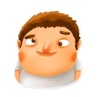 😩 31caa7f3 cartoon, man, gezicht, uitdrukking, portret telegram sticker