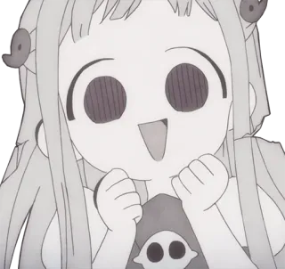 🙃 5914e1c7 Yashiro Nene Toilet-bound Hanako-kun Аниме, Манга, Милый, Девушка, Каваии telegram sticker