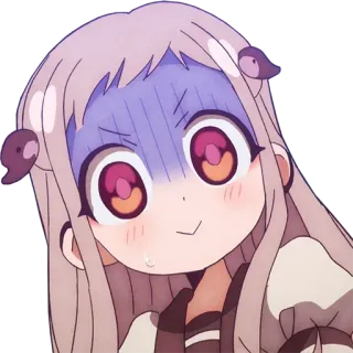 😨 ea7114f0 Yashiro Nene Toilet-bound Hanako-kun Аниме, Манга, Милый, Выражение, Румянец telegram sticker