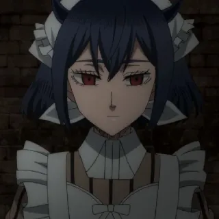 👸 16441dc0 Nero Black Clover Anime, Black Clover, Nero, Donna, Magia, Personaggio telegram sticker