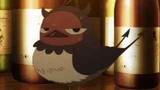 😥 2c8180a5 Nero Black Clover nero, black clover, uccello, anime, personaggio telegram sticker