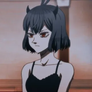 🖤 ea70d850 Nero Black Clover Anime, Black Clover, Nero, Secre Swallowtail telegram sticker