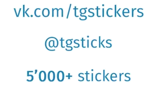 🌐 185459b5 vk.com/tgstickers
@tgsticks
5'000+ stickers stickers, stickers telegram, réseaux sociaux, télécharger stickers telegram sticker