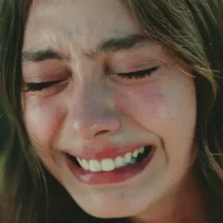 😭 2e497478 piangere, triste, donna, emotivo telegram sticker