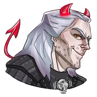 Witcher whatsapp stickers