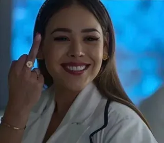 🖕 30ae5d2c dito medio, gesto, offensivo, donna telegram sticker