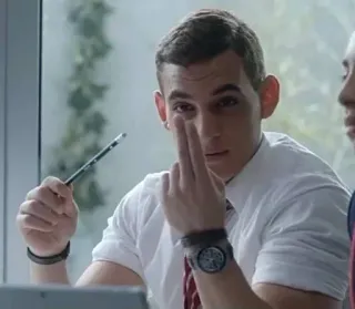 😳 4cfe817b dito medio, gesto offensivo, scortese, persona, uomo telegram sticker