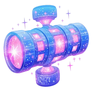 🌌 29b96db3 fantasy, magic, future, machine, purple, stars, machine, shiny telegram sticker