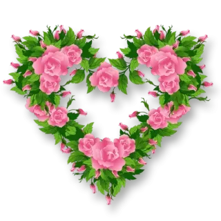 😣 6b0f56f4 Herz, Blumen, Rosen, Rosa, Blumenmuster, Liebe, Romantisch telegram sticker