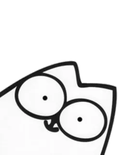 😊 1d062993 kat, dier, cartoon, tekening telegram sticker