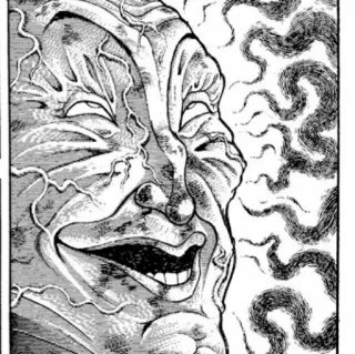 😋 492a88f9 Horror, Maan, Monster, Gezicht, Eng, Manga telegram sticker