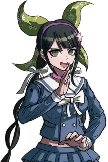 π 24033509 Tenko Chabashira Danganronpa anime, character, girl, school uniform whatsapp sticker