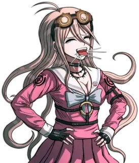 π 37ebec9f Miu Iruma Danganronpa V3: Killing Harmony miu iruma, danganronpa, anime, manga, video game, character whatsapp sticker