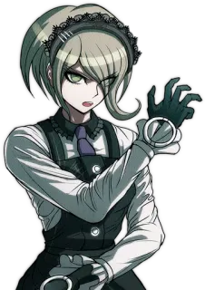 π‘ 694440a4 Kirumi Tojo Danganronpa V3: Killing Harmony anime, maid, danganronpa, kirumi, tojo, monokuma whatsapp sticker