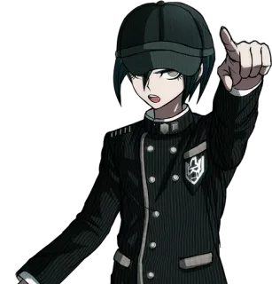 β 93f0aa8c Shuichi Saihara Danganronpa V3: Killing Harmony anime, shuichi saihara, danganronpa, danganronpa v3 whatsapp sticker