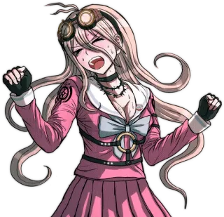 π c7397448 Miu Iruma Danganronpa V3: Killing Harmony anime, danganronpa, miu iruma, fan art, sticker whatsapp sticker