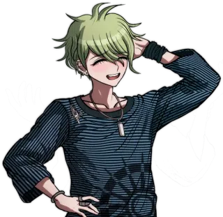 βΊοΈ d8d44317 Rantaro Amami Danganronpa V3: Killing Harmony anime, game, rantaro amami, danganronpa, character whatsapp sticker