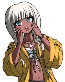 π± dd48a8bb Angie Yonaga Danganronpa anime, character, girl, cute, danganronpa whatsapp sticker