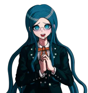 π€ fd7452ea Tsumugi Shirogane Danganronpa V3: Killing Harmony anime, danganronpa, tsumugi shirogane, cosplay, killing harmony whatsapp sticker