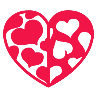 ❤️ fe4cce42 하트, 사랑, 발렌타인, 로맨틱, 심볼 telegram sticker