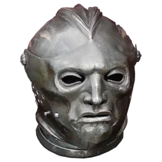 🙄 27f22f1b 面具, 头盔, 盔甲, 中世纪, 金属 telegram sticker