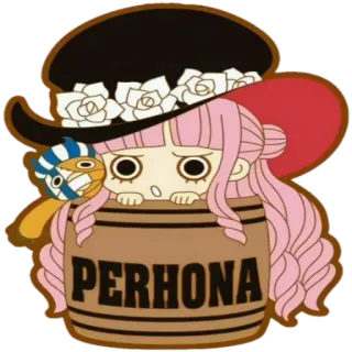 😮 1721be3b Perona One Piece PERHONA Anime, Personagem, Perona, One Piece, Princesa Fantasma telegram sticker