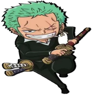 😏 23782724 Zoro One Piece Anime, One Piece, Zoro, Roronoa Zoro, Espadachim, Pirata, Personagem telegram sticker