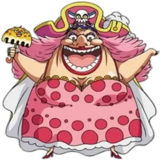 😈 32b3affb Big Mom One Piece Anime, One Piece, Big Mom, Personagem, Pirata telegram sticker