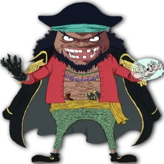 😈 5429927b Marshall D. Teach One Piece one piece, barba negra, marshall d teach, anime, pirata telegram sticker