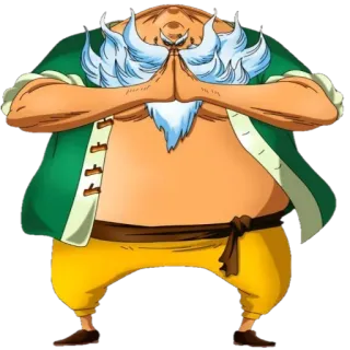 🙏 85ab4d90 Monkey D. Garp One Piece Anime, One Piece, Monkey D. Garp, Pirata, Marinha telegram sticker