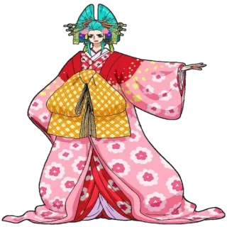 😒 92d77158 Komurasaki One Piece Anime, Personagem, Mulher, Kimono, Komurasaki, One Piece telegram sticker