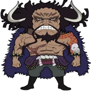 😠 edee851a Kaido One Piece Anime, Mangá, Personagem, Monstro, Kaido telegram sticker