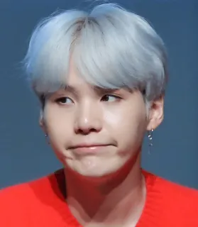 😐 814e59f7 Suga Suga, BTS, K-Pop, Muzikant, Zanger, Min Yoongi telegram sticker