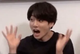 😱 d2197217 persoon, enthousiast, schok, reactie, man, verrassing telegram sticker