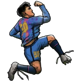 ✅ 82bada6b 30 Fußballspieler, Jubel, Sport, Sportler, Nummer 30 telegram sticker