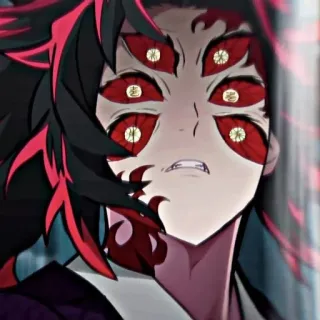 🌓 bc47e842 Kokushibo Demon Slayer Anime, Quỷ, Mắt, Kokushibo, Thượng Huyền telegram sticker